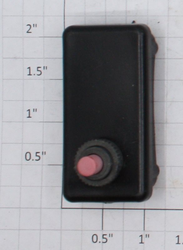 Gargraves 805-1XC Red Pushbutton Switch-Modified
