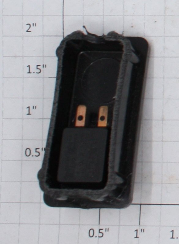 Gargraves 805-1XC Red Pushbutton Switch-Modified