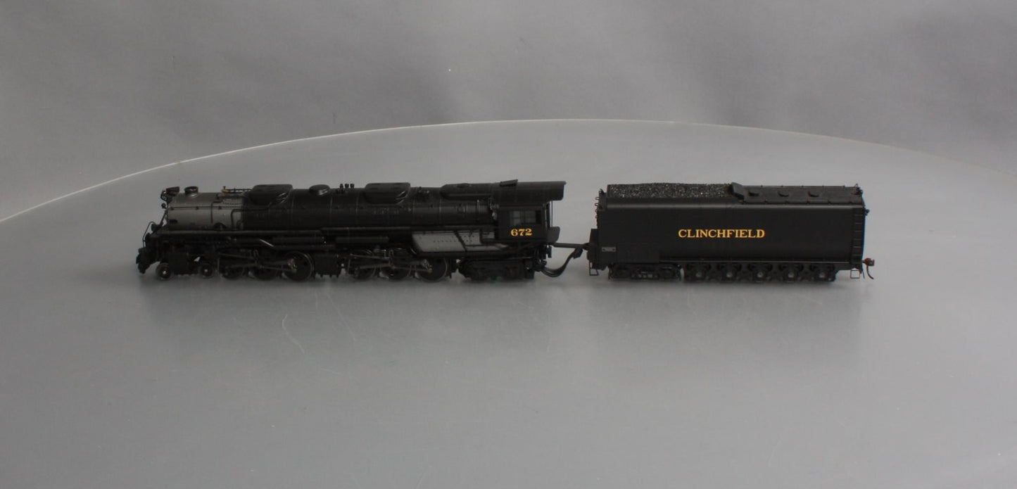 Athearn G9127 HO Clinchfield 4-6-6-4 with DCC & Sound #672