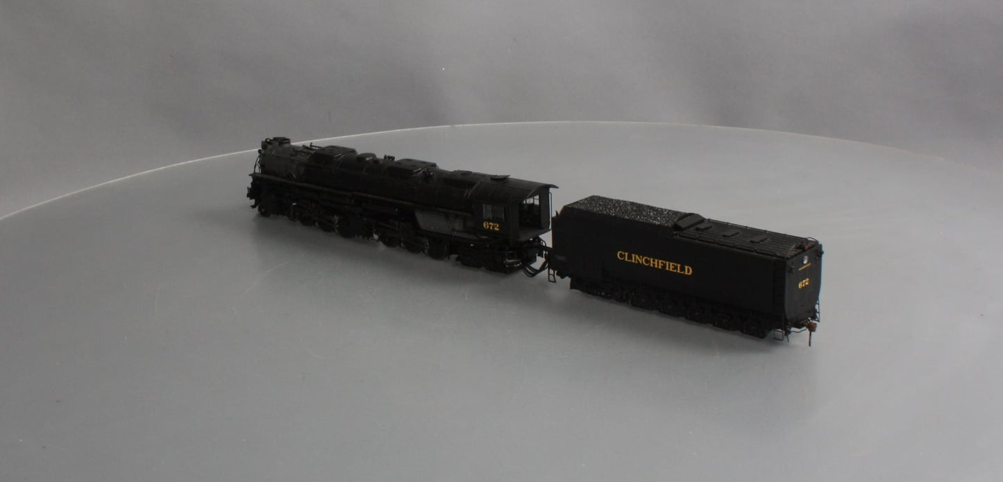 Athearn G9127 HO Clinchfield 4-6-6-4 with DCC & Sound #672