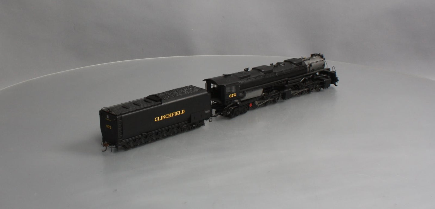 Athearn G9127 HO Clinchfield 4-6-6-4 with DCC & Sound #672
