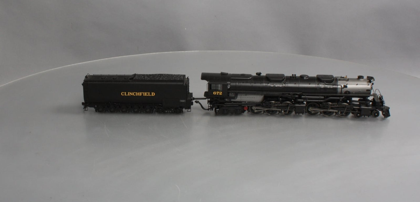 Athearn G9127 HO Clinchfield 4-6-6-4 with DCC & Sound #672