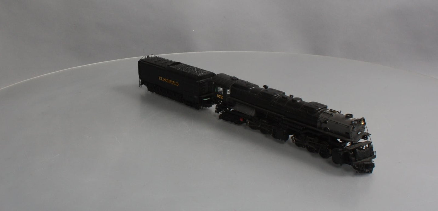 Athearn G9127 HO Clinchfield 4-6-6-4 with DCC & Sound #672