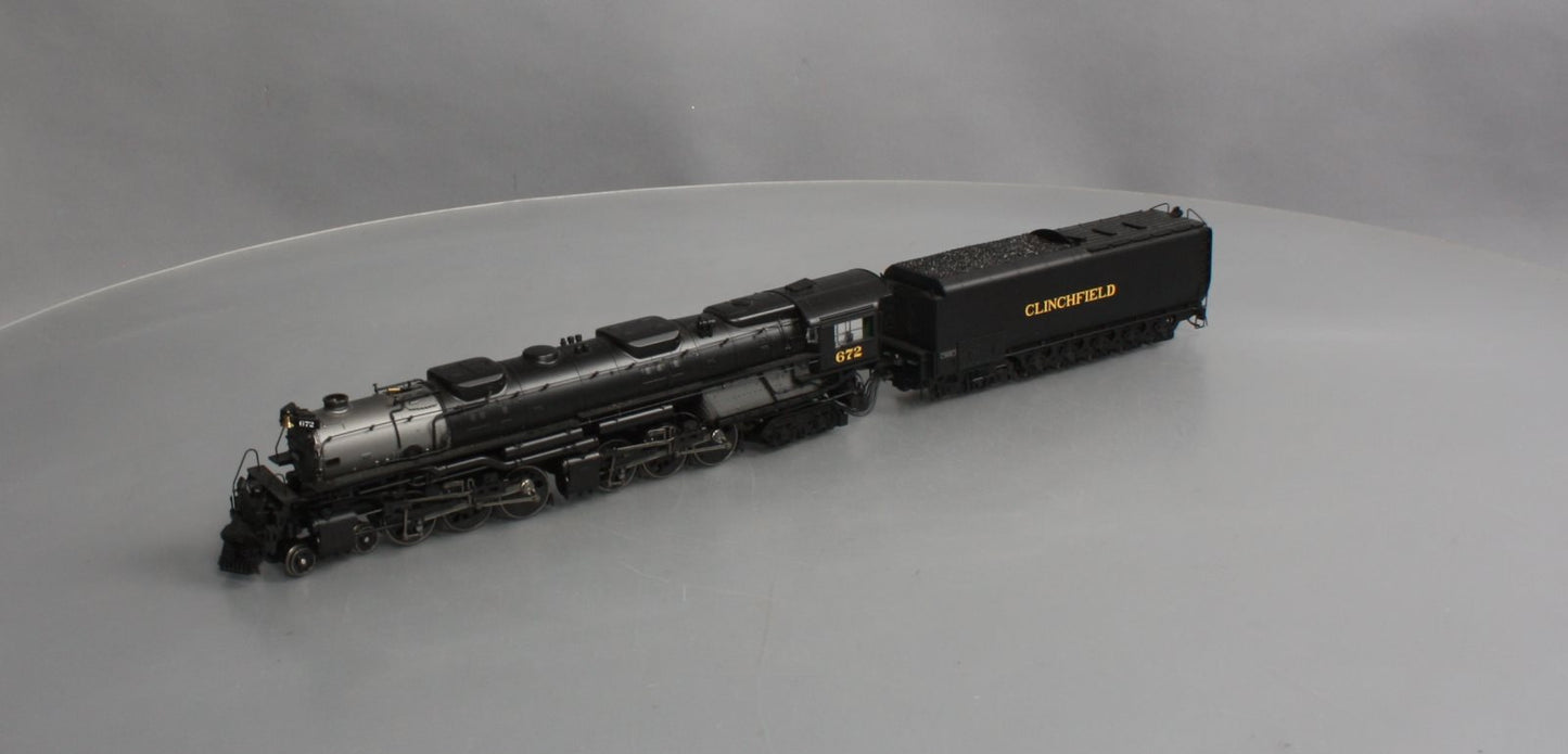 Athearn G9127 HO Clinchfield 4-6-6-4 with DCC & Sound #672