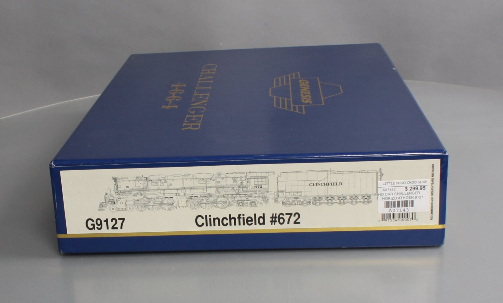 Athearn G9127 HO Clinchfield 4-6-6-4 with DCC & Sound #672