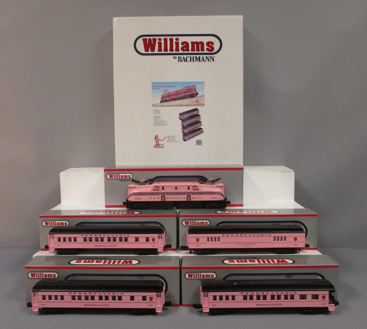 Williams 00308 Girl's Pennsylvania GG-1 O Gauge Electric Passenger Train Set