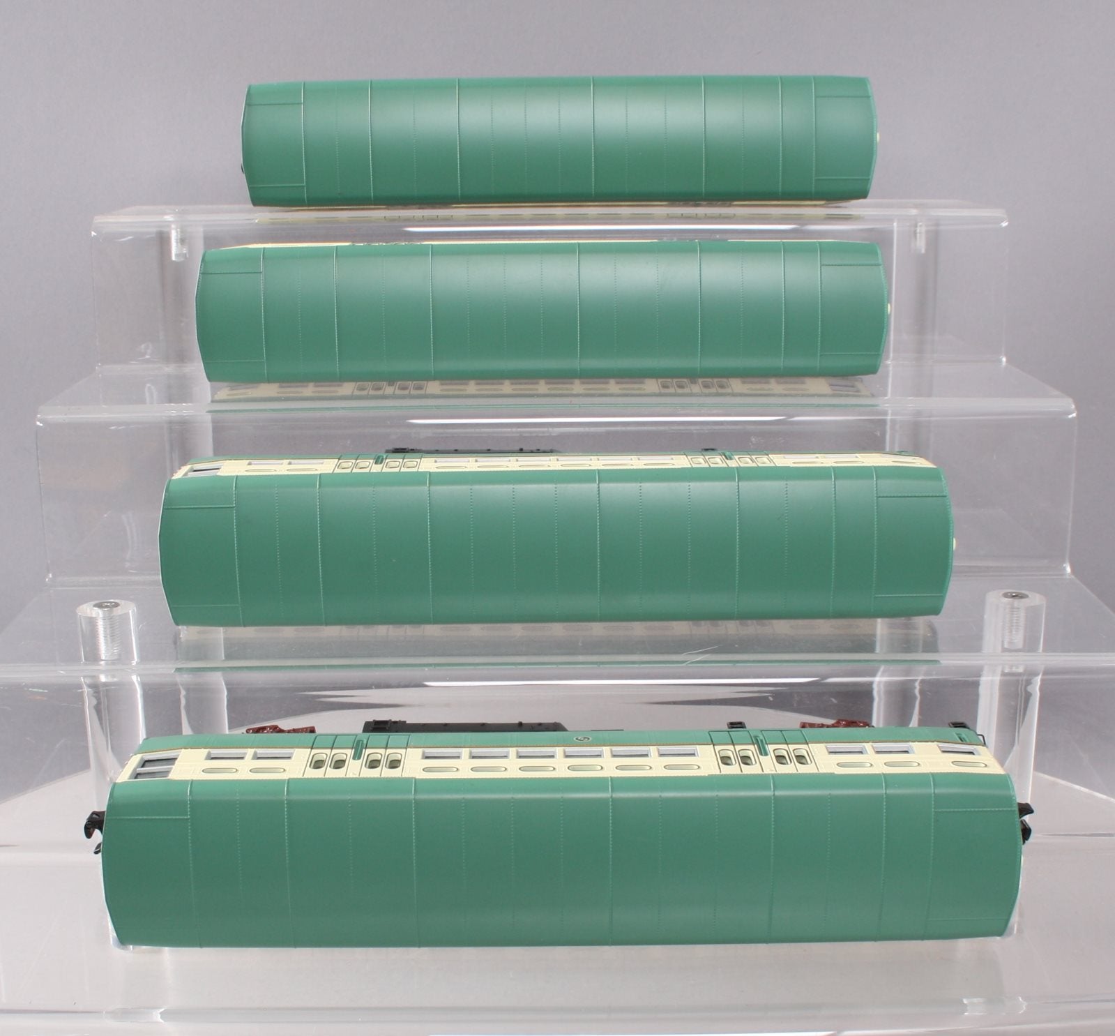 MTH 30-2673-1 O Gauge Chicago 6200 Series 4-Car Subway Set with Proto-Sound 2.0