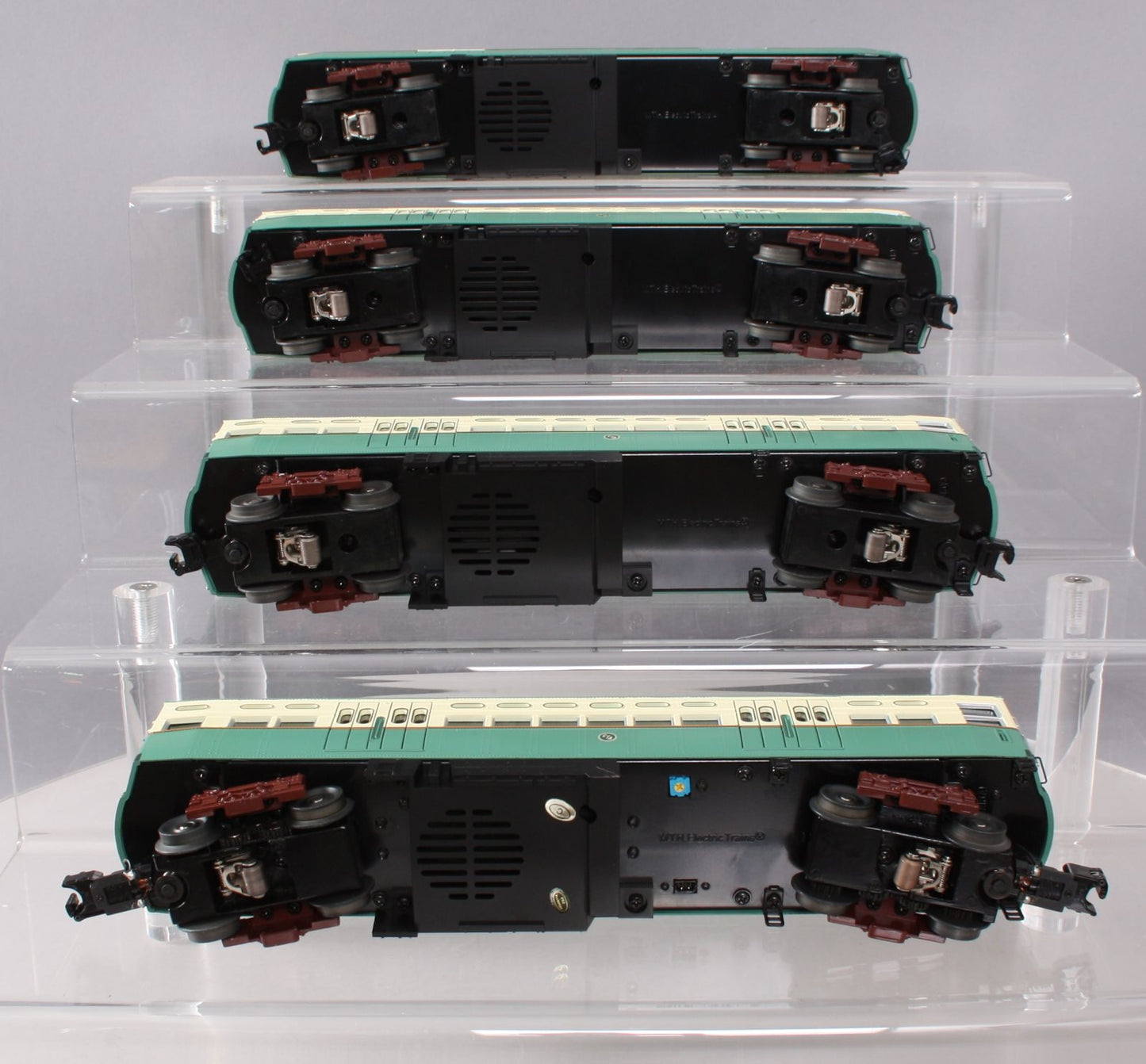MTH 30-2673-1 O Gauge Chicago 6200 Series 4-Car Subway Set with Proto-Sound 2.0
