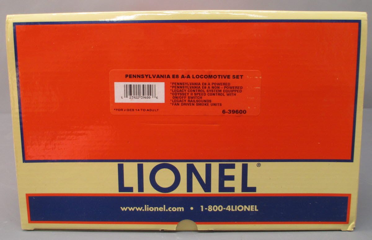 Lionel 6-39600 O Pennsylvania Legacy E8 AA Diesel Locomotive Set #5788/5789