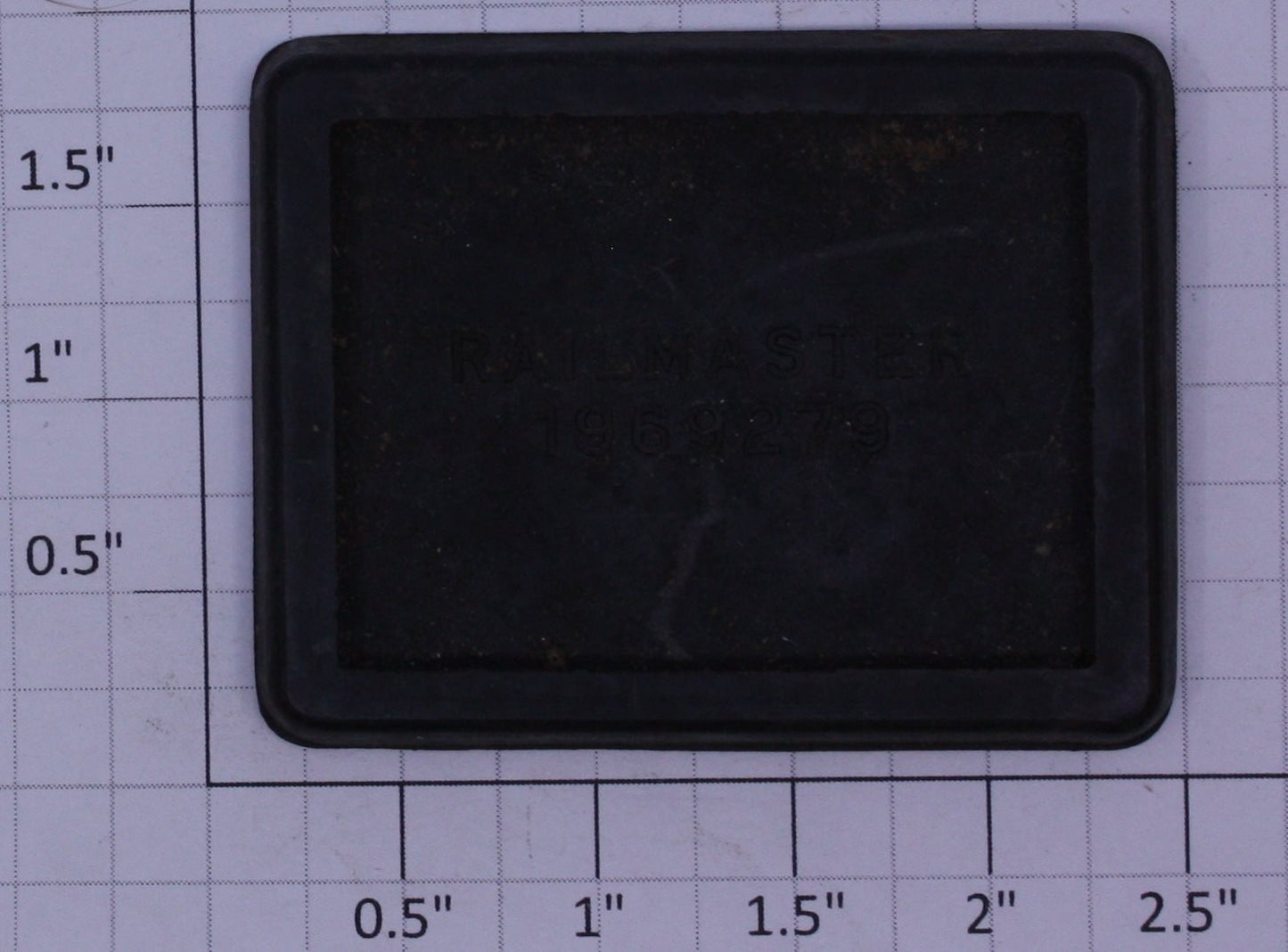Railmaster Hobbies 1969279 S Scale Rubber Pad