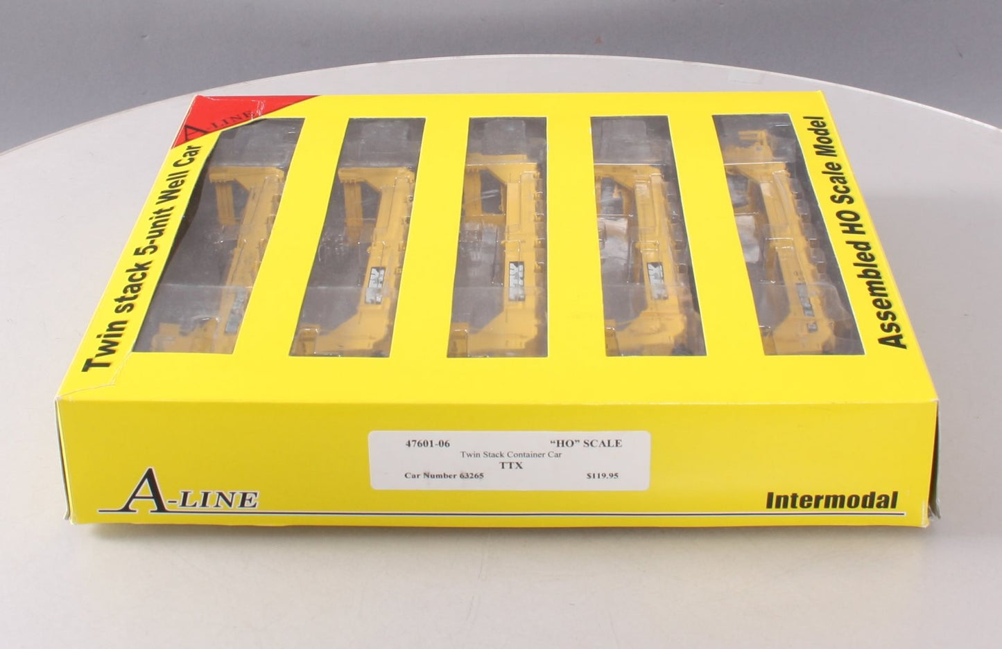 InterMountain 47601-06 HO TTX Twin Stack 5-Unit Container Car # 63265