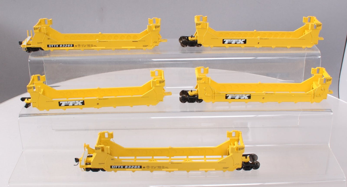 InterMountain 47601-06 HO TTX Twin Stack 5-Unit Container Car # 63265