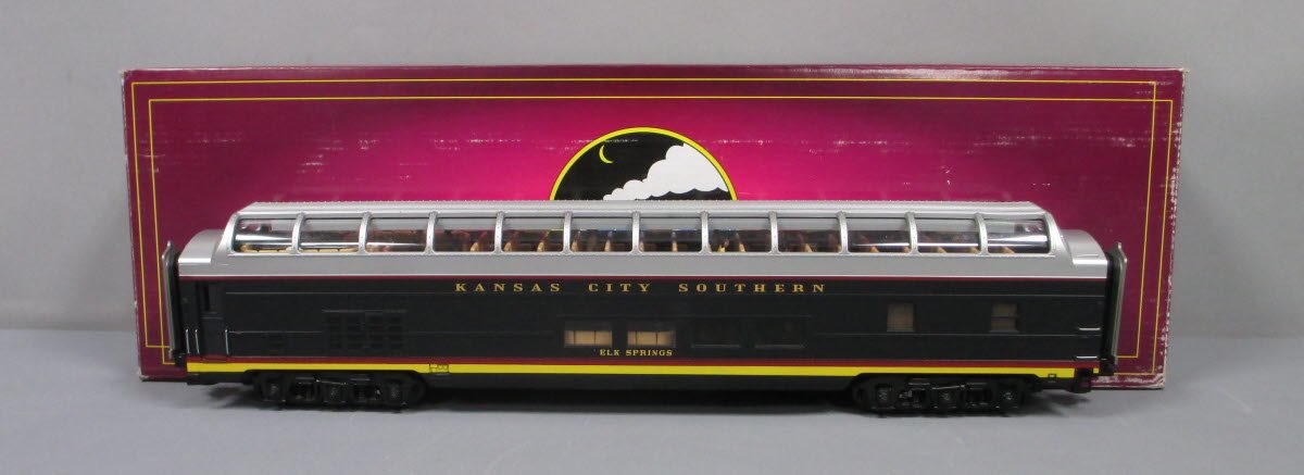 MTH 20-67222 O Kansas City Southern 70' Vista Dome Passenger Car