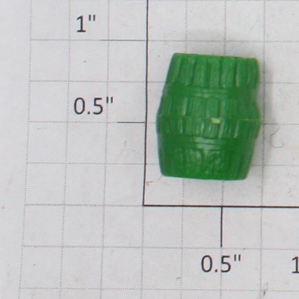Acme 1000X-905 Small Green Plastic Open Barrel