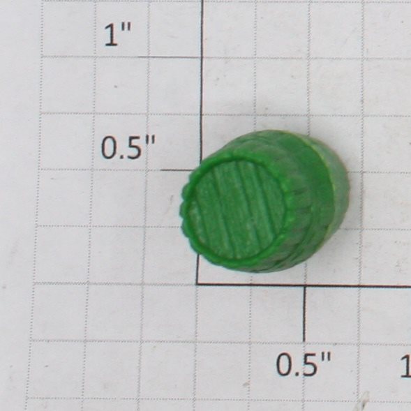 Acme 1000X-905 Small Green Plastic Open Barrel