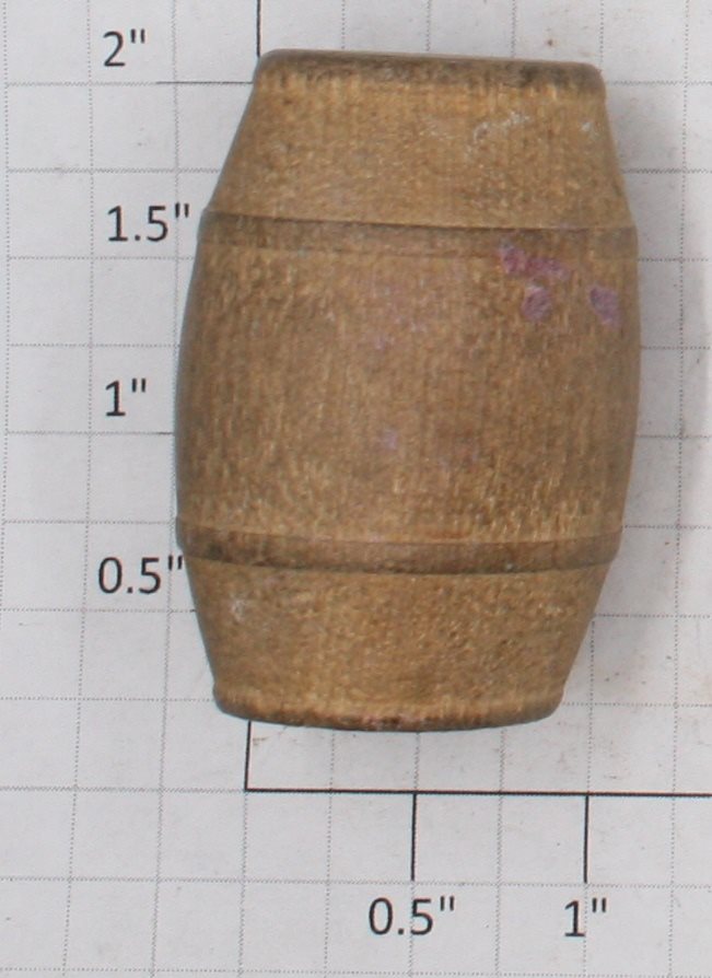 Acme 1000X-1000 Large Unstained Aged Wooden Pickle Barrel