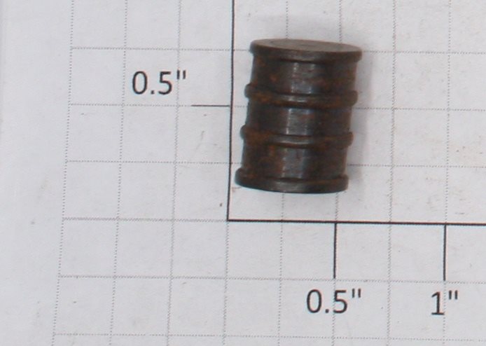 Acme 1000X-830 Small Black Metal Oil Drum 5/8" x 1/4"