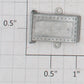 MDC 90602-1X O Scale Metal Coupler Boxes and Covers (Pack of 100)