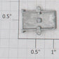 MDC 90602-1X O Scale Metal Coupler Boxes and Covers (Pack of 100)