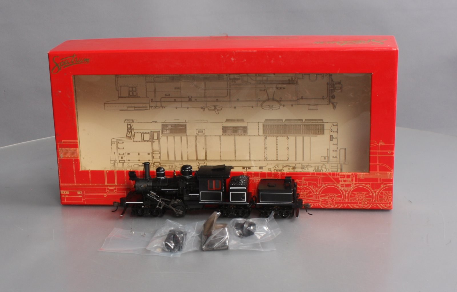 Bachmann 82902 HO Spectrum Undecorated 70-Ton 3-Truck Climax w/DCC