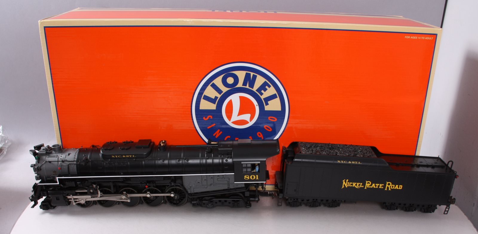 Lionel 6-11306 O Nickel Plate Road 2-10-4 Legacy Steam Locomotive w/Tender #801