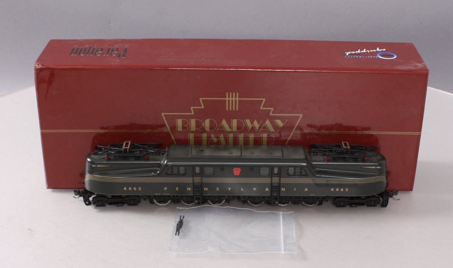 Broadway Limited 626 HO Pennsylvania Paragon GG-1 Electric Loco #4862 w/DCC