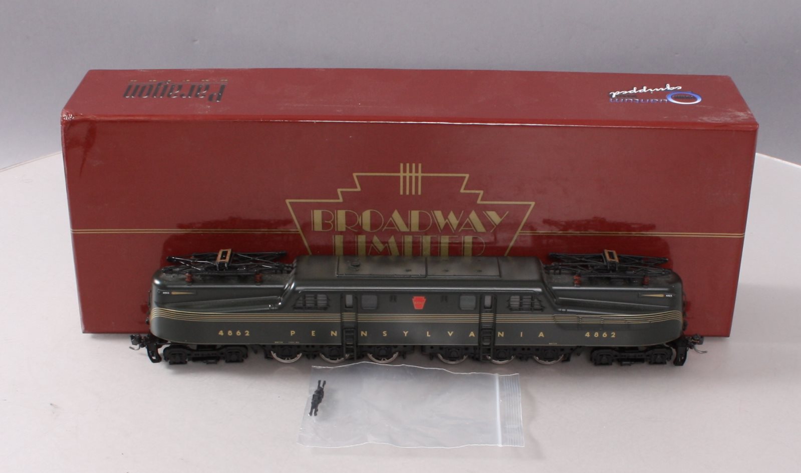 Broadway Limited 626 HO Pennsylvania Paragon GG-1 Electric Loco #4862 w/DCC