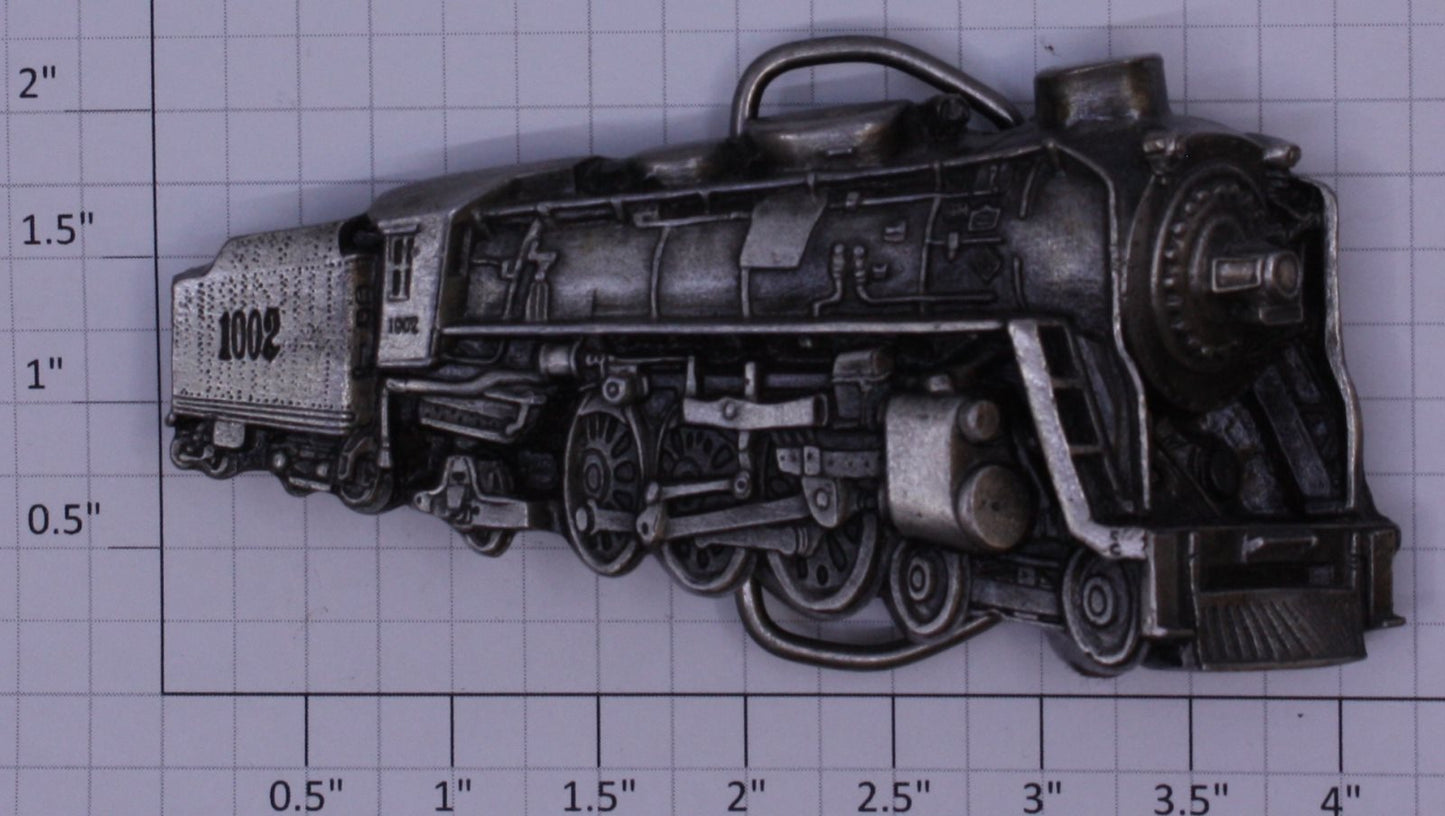 Acme 100-BGM 1978 Bergamot Brass Works Detailed Train Belt Buckle