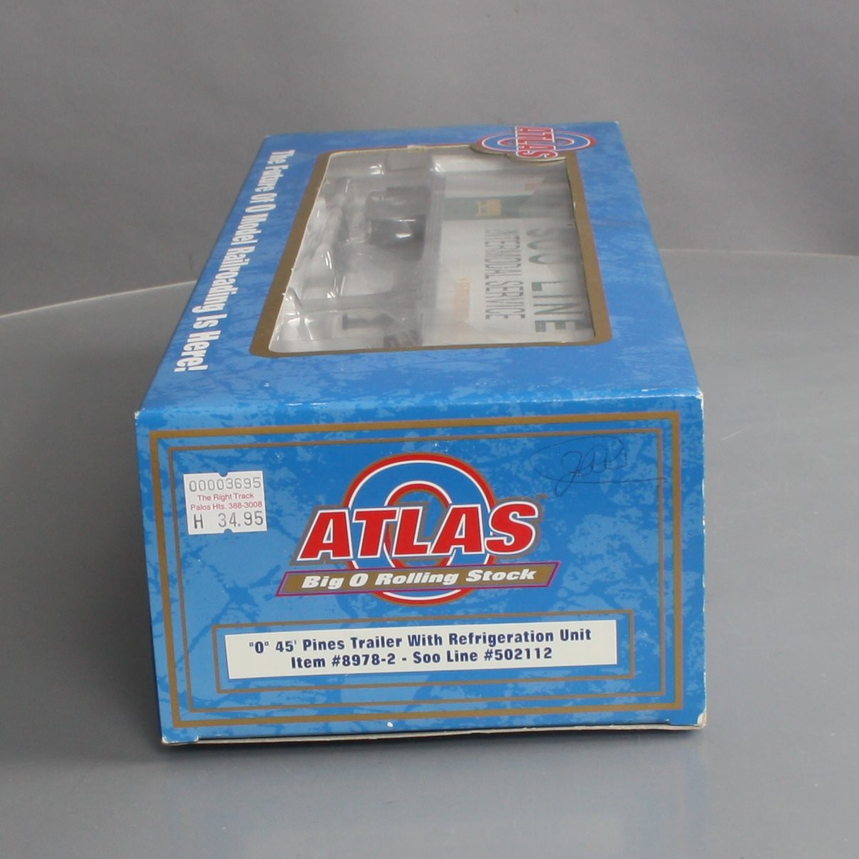 Atlas 8978-2 O Soo Line 45' Pines Trailer w/ Refrigeration Unit #502112