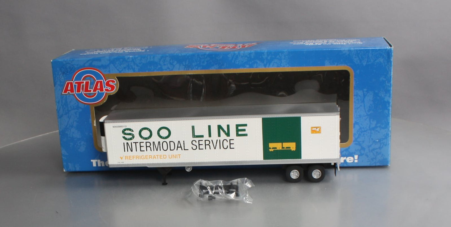Atlas 8978-2 O Soo Line 45' Pines Trailer w/ Refrigeration Unit #502112