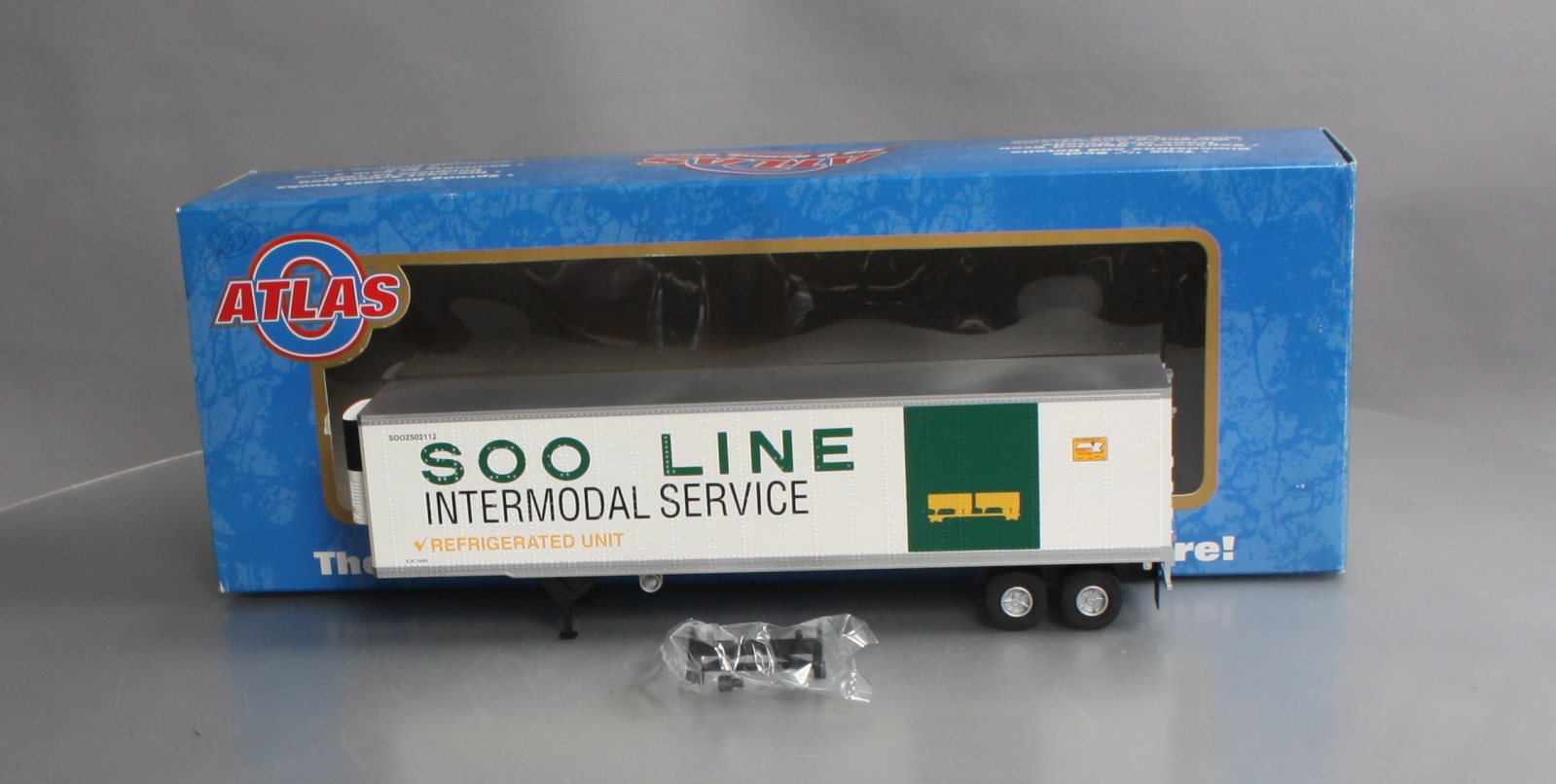 Atlas 8978-2 O Soo Line 45' Pines Trailer w/ Refrigeration Unit #502112