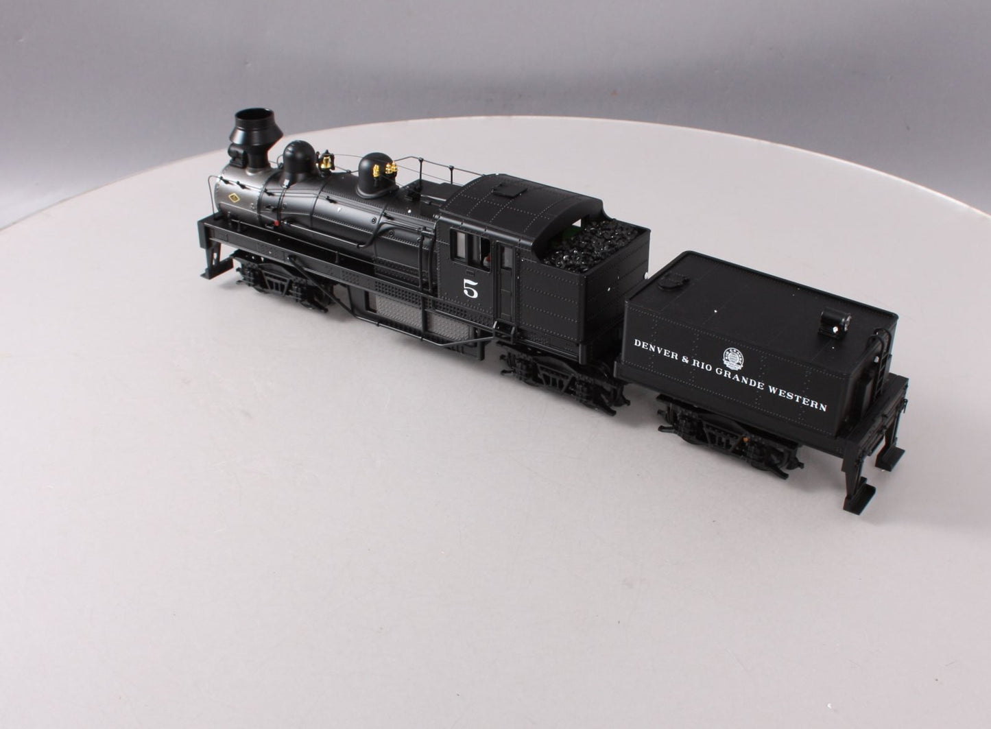 MTH 20-3492-2 O Scale D&RGW 3-Truck Shay Steam Locomotive w/PS3 [Scale Wheels]