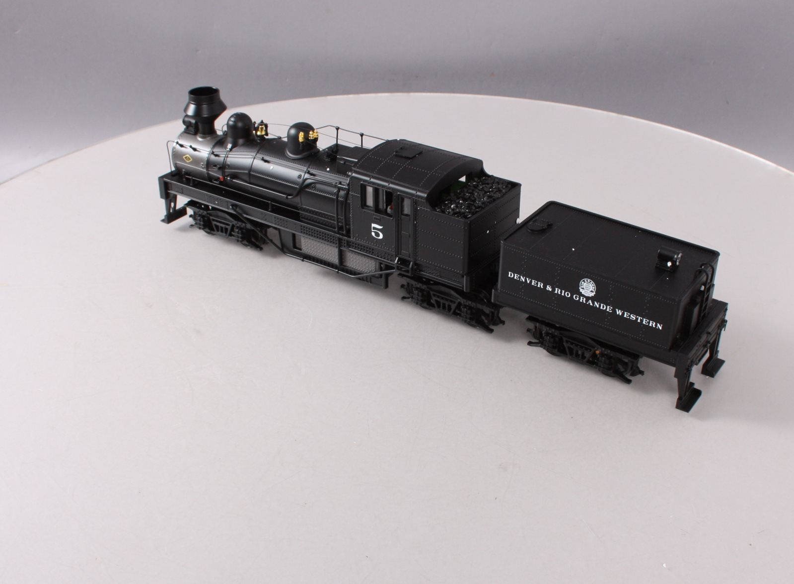 MTH 20-3492-2 O Scale D&RGW 3-Truck Shay Steam Locomotive w/PS3 [Scale Wheels]