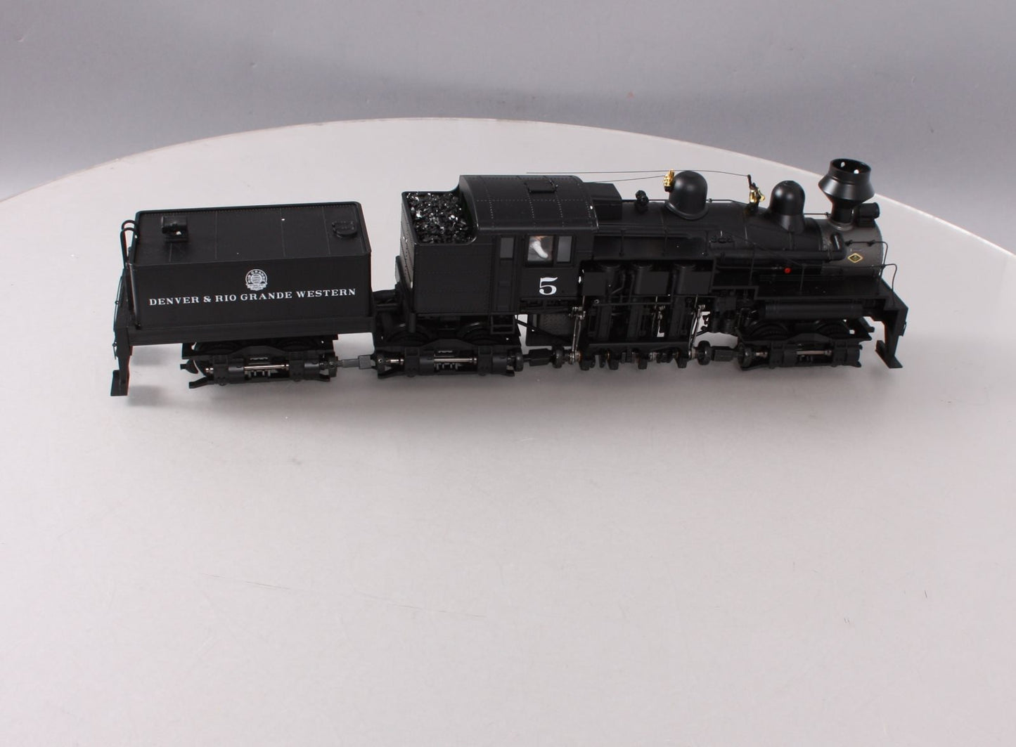 MTH 20-3492-2 O Scale D&RGW 3-Truck Shay Steam Locomotive w/PS3 [Scale Wheels]