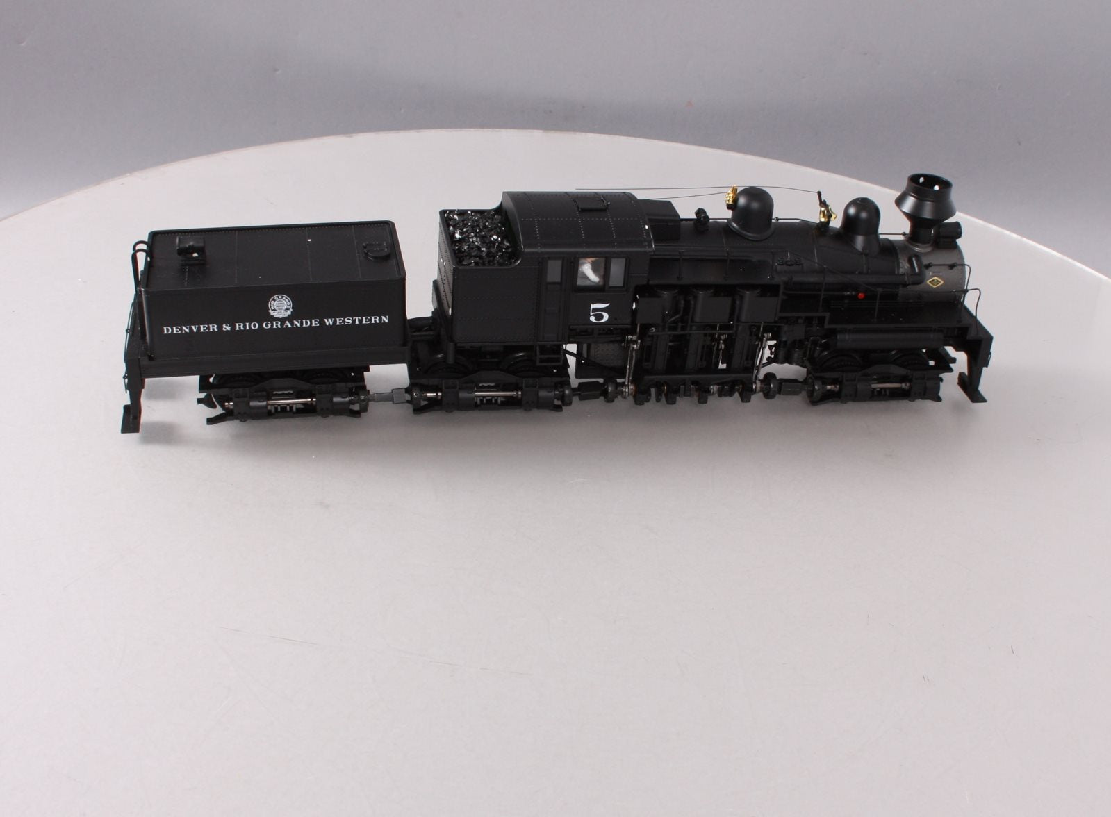MTH 20-3492-2 O Scale D&RGW 3-Truck Shay Steam Locomotive w/PS3 [Scale Wheels]