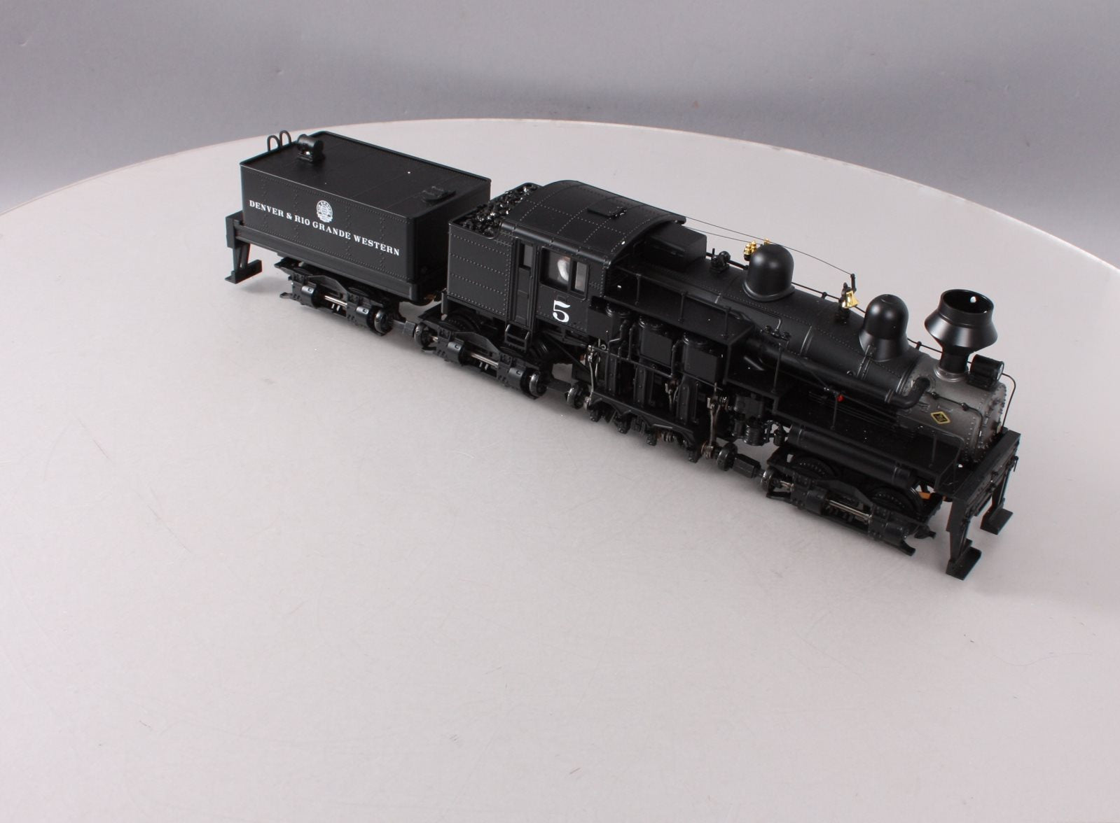 MTH 20-3492-2 O Scale D&RGW 3-Truck Shay Steam Locomotive w/PS3 [Scale Wheels]