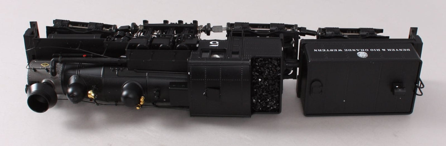 MTH 20-3492-2 O Scale D&RGW 3-Truck Shay Steam Locomotive w/PS3 [Scale Wheels]