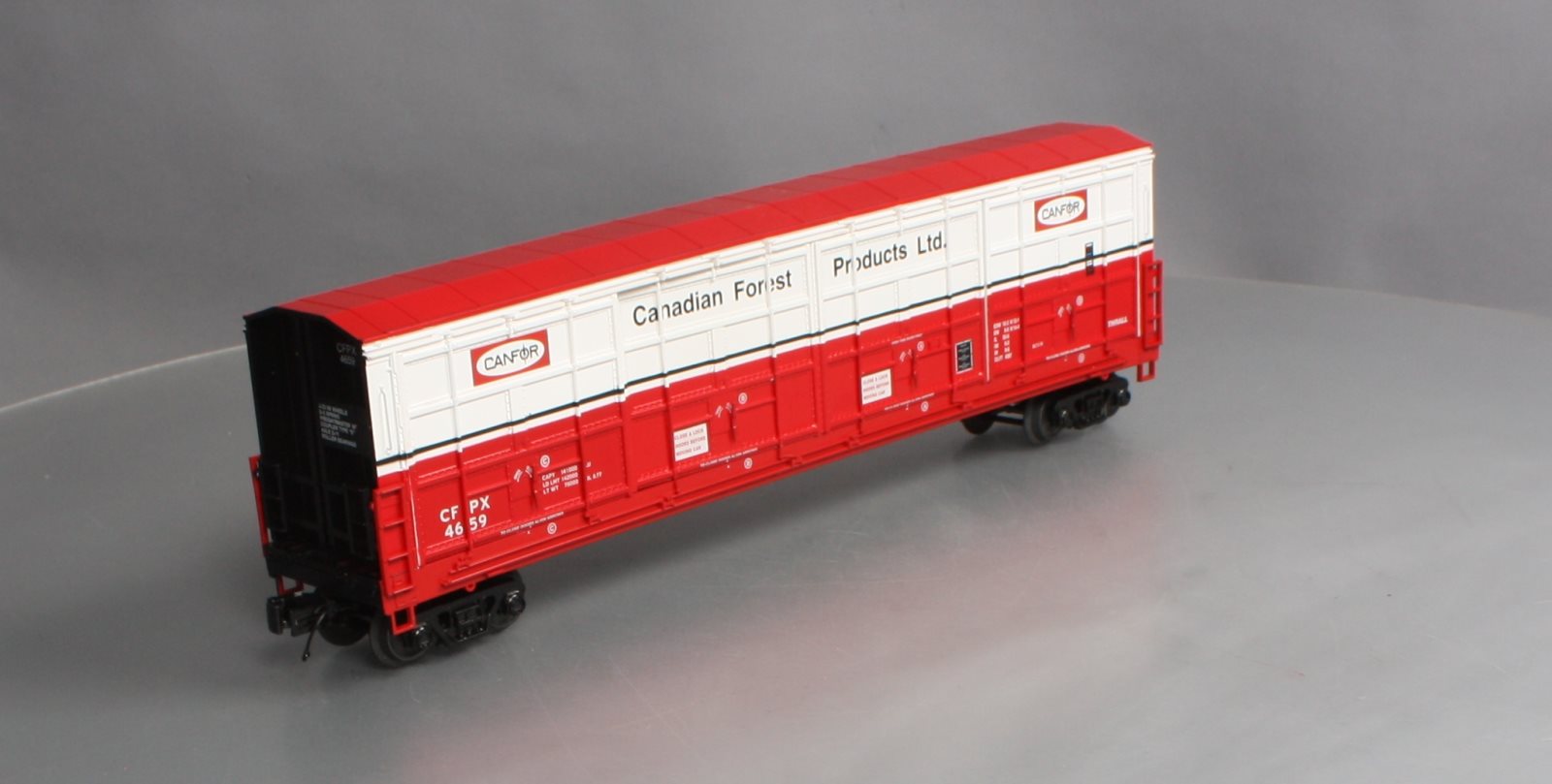 MTH 20-93680 O Gauge Canfor 55' All-Door Box Car #4659