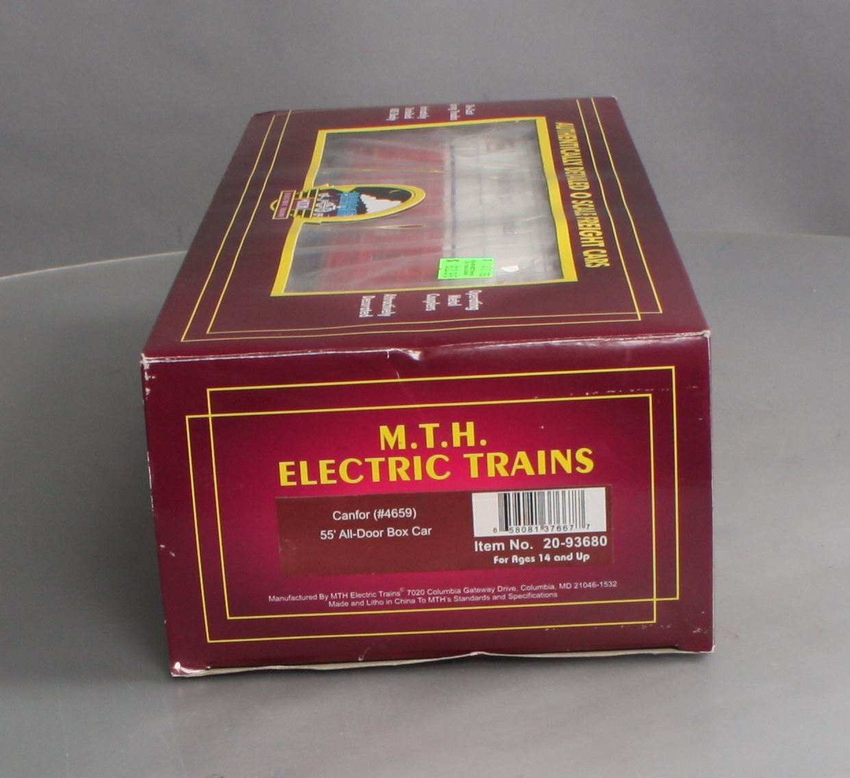 MTH 20-93680 O Gauge Canfor 55' All-Door Box Car #4659