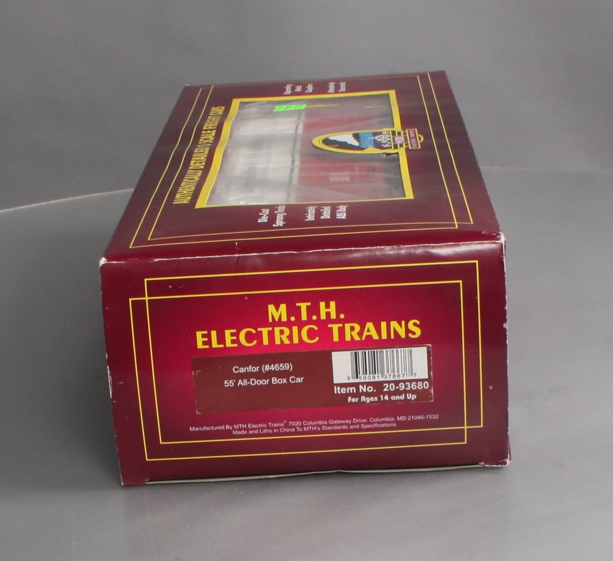 MTH 20-93680 O Gauge Canfor 55' All-Door Box Car #4659