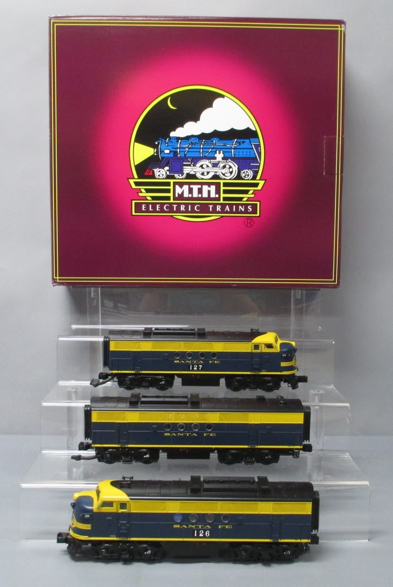 MTH 20-20162-1 Santa Fe FT ABA Diesel Locomotive #126/127/126B w/PS2