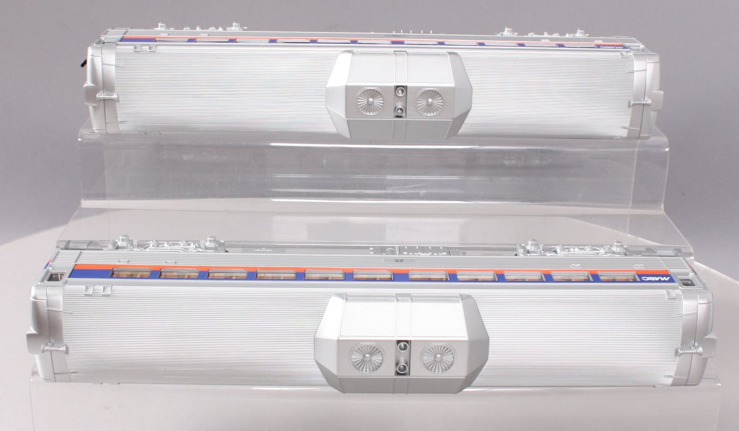 MTH 30-2840-3 O MARC RDC Budd 2-Car Add-On Set (Non-Powered)