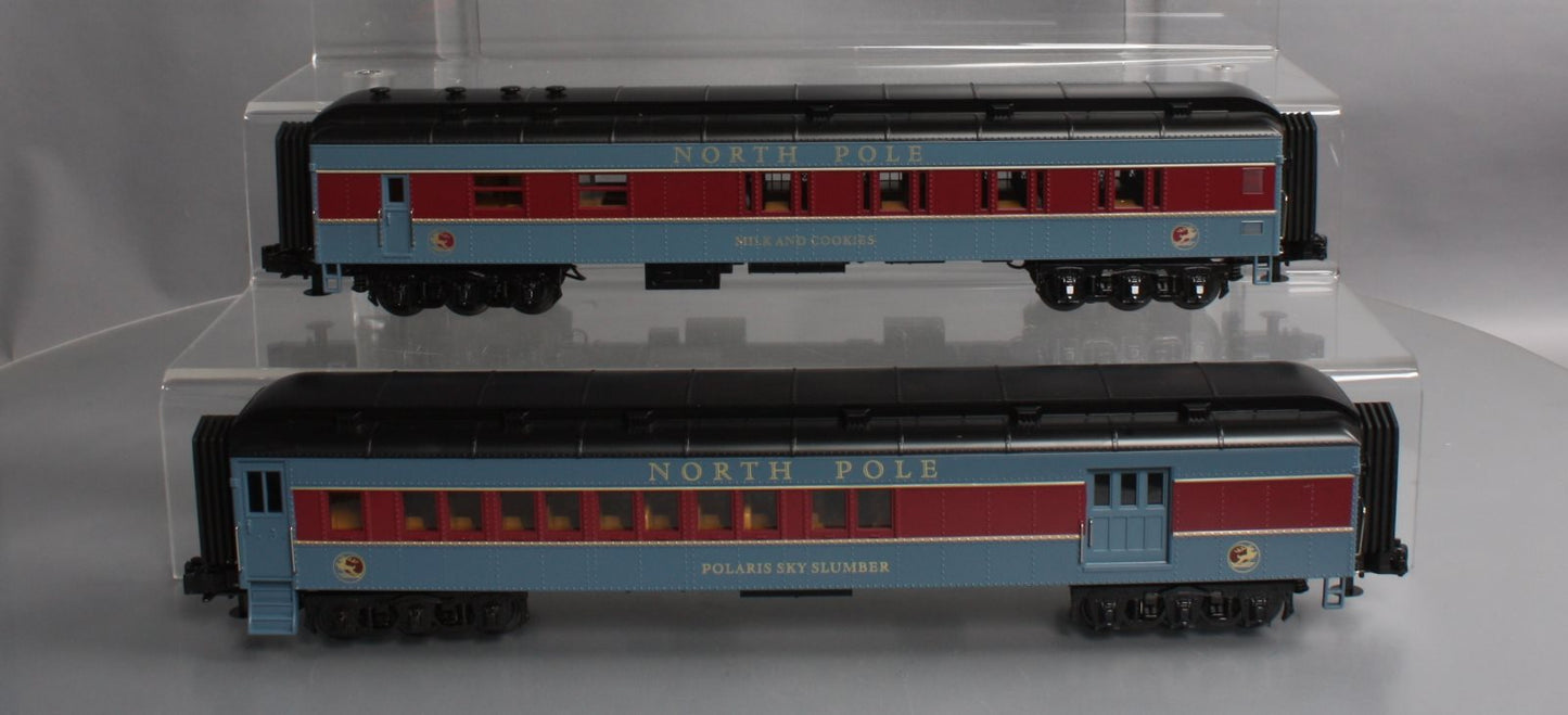MTH 30-69280 O North Pole 2pk 60' Madison Combo/Diner Psg.Cars