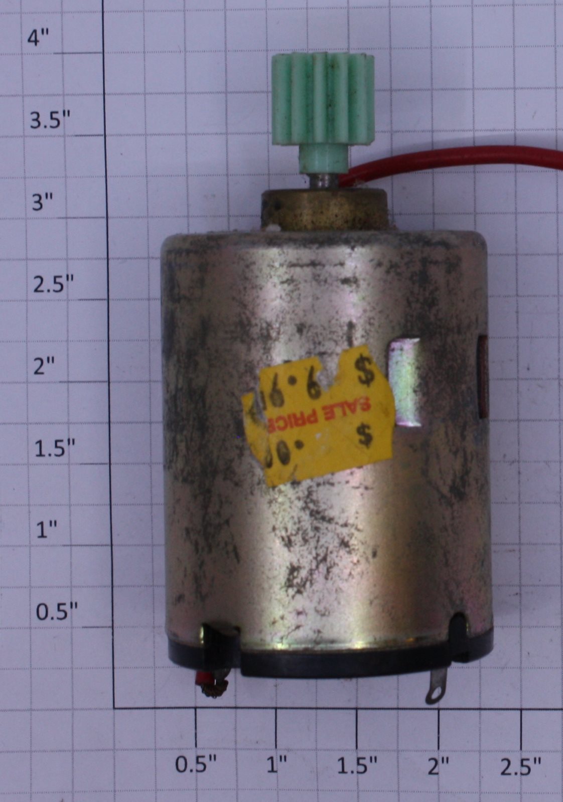 Mabuchi RS-85X 6V DC Motor With 12 Tooth Gear