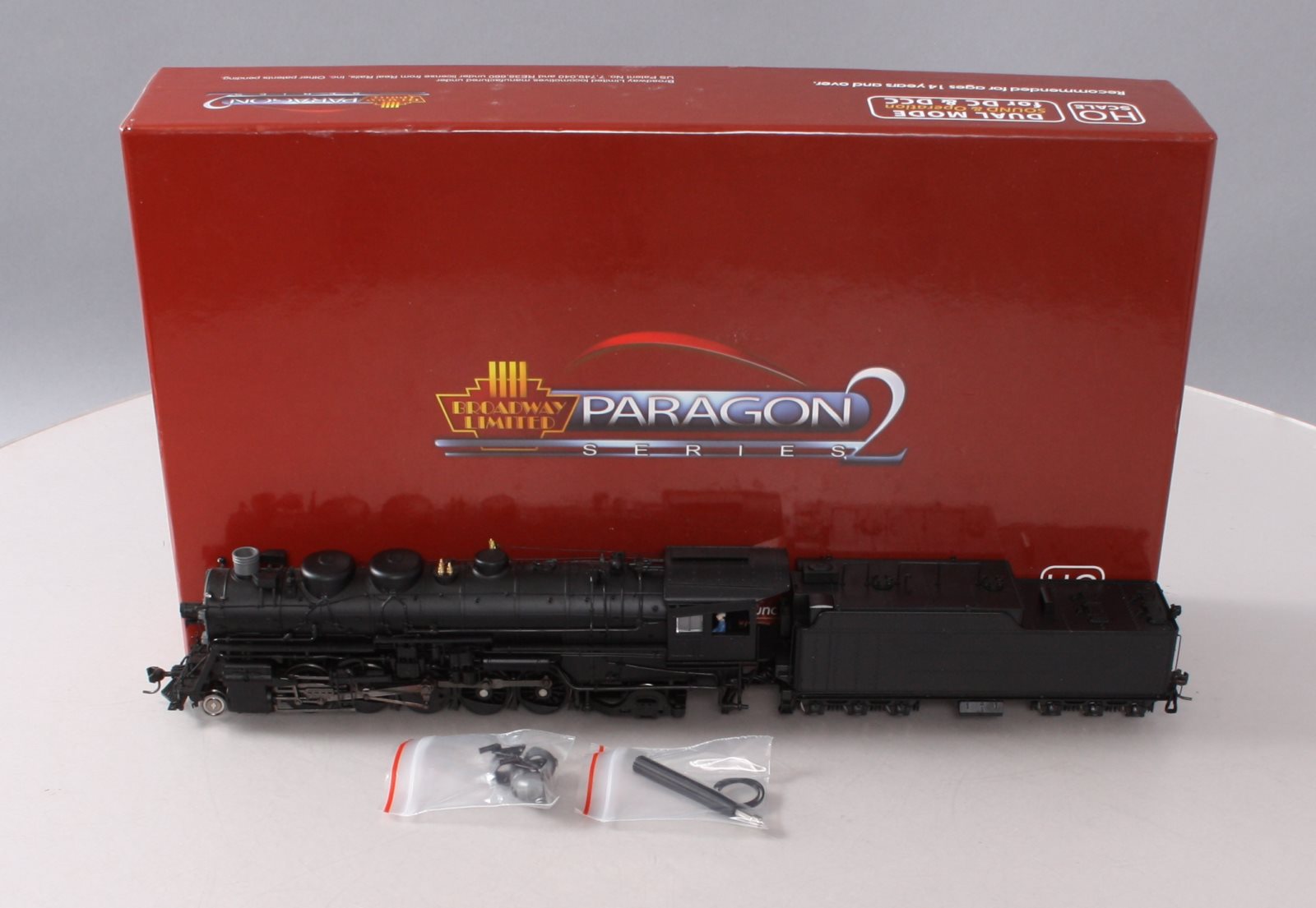 Broadway Limited 2200 HO Unlettered Baldwin Class 3800 2-10-2 Locomotive w DCC