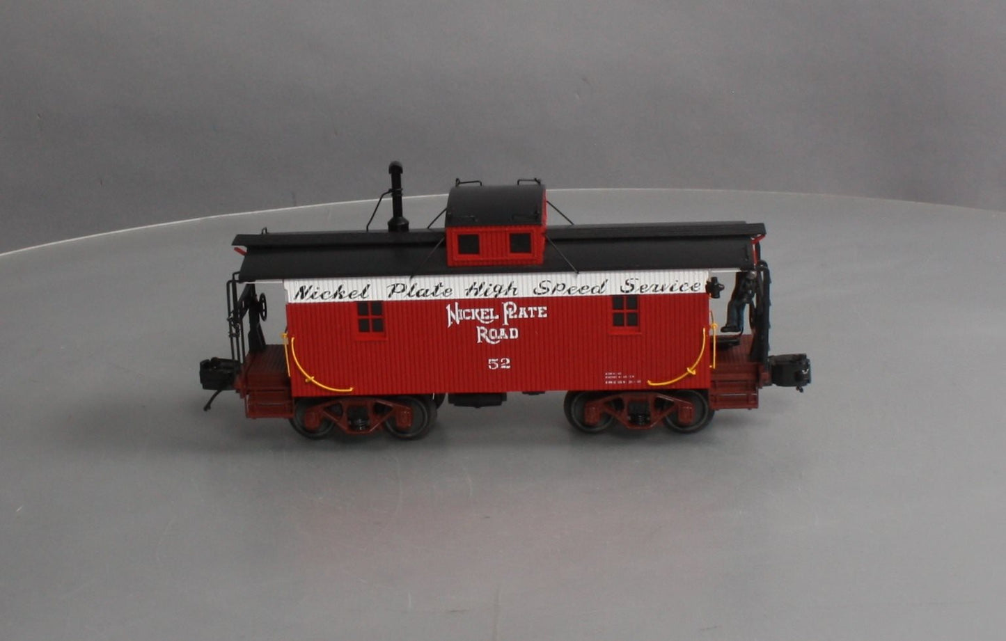 MTH 20-91647 O Nickel Plate Road N-6b Caboose w/Operating Signal Man #52