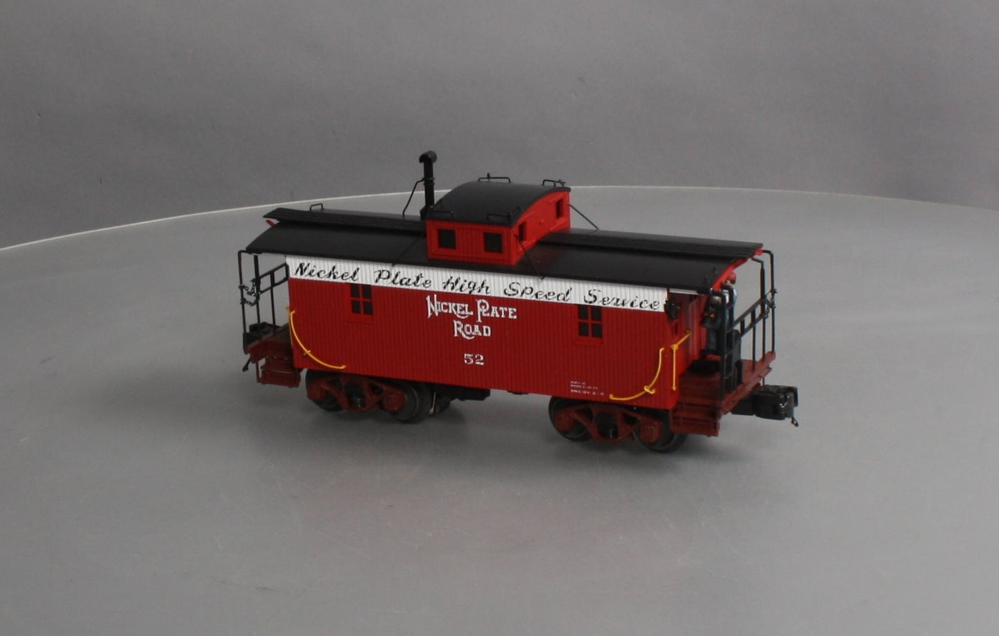 MTH 20-91647 O Nickel Plate Road N-6b Caboose w/Operating Signal Man #52