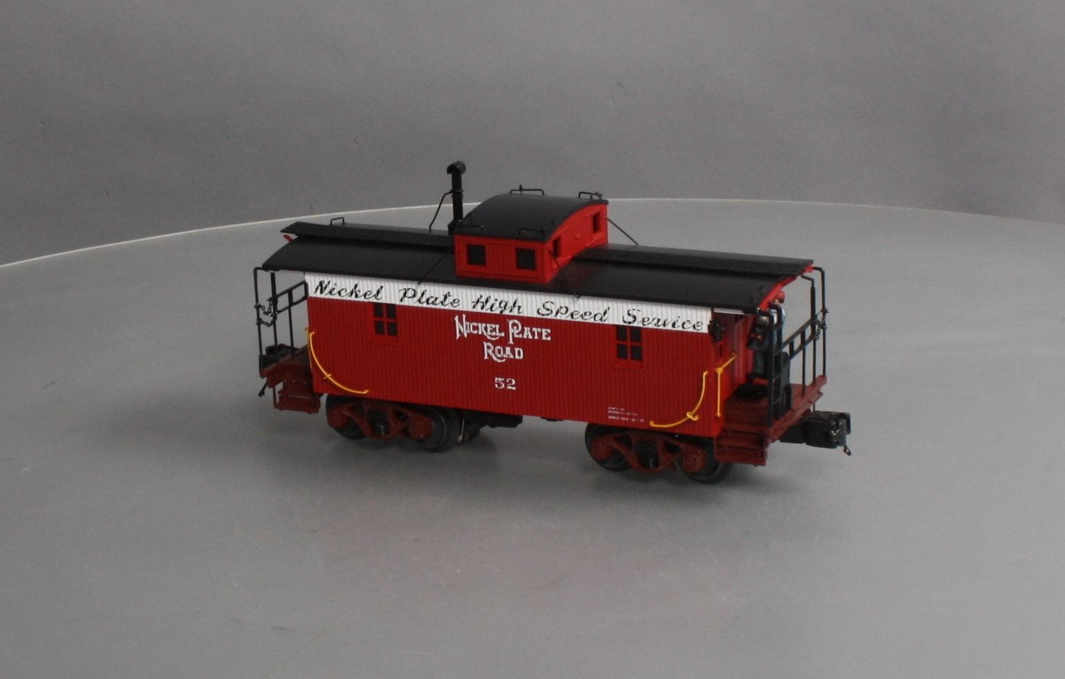 MTH 20-91647 O Nickel Plate Road N-6b Caboose w/Operating Signal Man #52