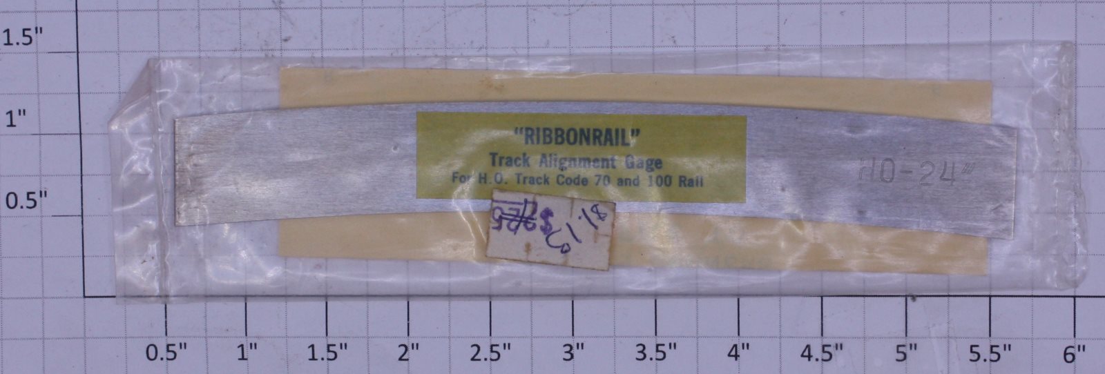 Ribbonrail 24 HO Track Alignment Gauge 24