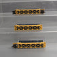 Kato 106-6176 N TTX Gunderson MAXI-IV Well 3-Car Set #766519 w/Containers